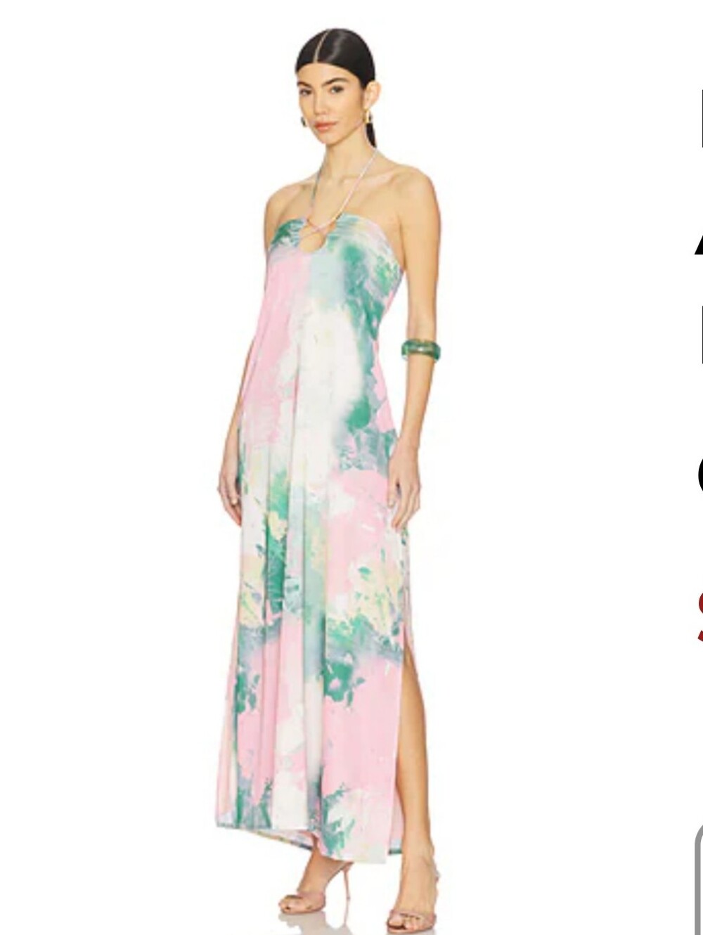 NWOT Boamar Maxi Halter Dress